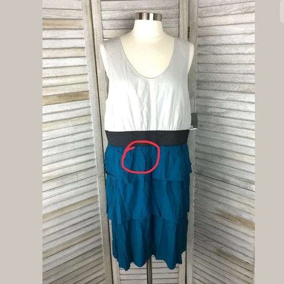 Mossimo Colorblock Tiered Dress Sz XL Nwt - Picture 6 of 6